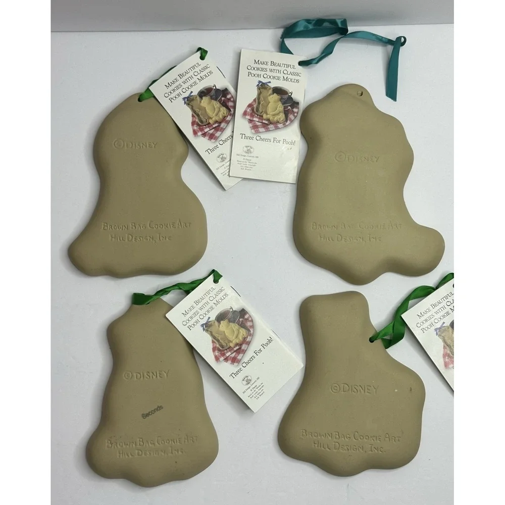 Vintage Brown Bag Cookie Co. Winnie The Pooh Eeyore Piglet Tigger Molds Set 4